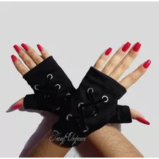 Guantes Mitones Goth Rock Góticos Ye72i