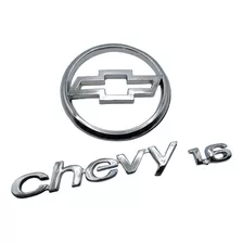 Emblemas Cajuela Chevrolet Chevy C2 1.6 Cromados 