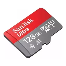 Cartão De Memória Sandisk Ultra Com Adaptador Sd 128gb