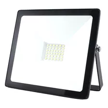 Reflector Led 10w Luz Fria Bajo Consumo Exterior Ip65 Color De La Carcasa Negro Color De La Luz Fria/dia