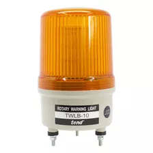 Sinalizador De Emergência Rotativo De Led/buzzer Laranja 24v