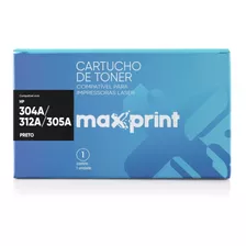 Cartucho De Toner Maxprint 304a 312a 305a Preto Novo