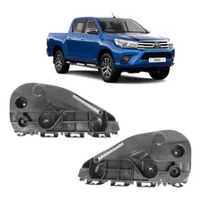 Par Suporte Guia Parachoque Dianteiro Hilux 2016 A 2020