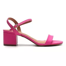 Sandalias Vizzano Pelica Mujer Eco Cuero Taco Cuadrado 4cm