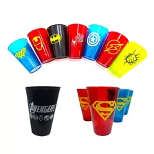 Kit C/ 10 Copo Personalizado Herois Vingadores Aniversário