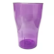 Vasos Cola De Plástico Rígido 290cc X10 Unidades Colores