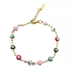 Pulsera Ojo Turco Acero Inoxidable Precio Mayoreo