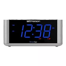 Reloj Despertador Emerson Cks1708 Azul, (1.4 Blue Led Displ