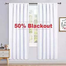 Cortinas De Cocina Con Bloqueo De Luz Al 50% De Nicetown