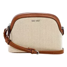 Cartera Nine West Crossbody Cuero Marrón Mujer