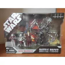 Star Wars Batalla De Mygeeto Battle Pack Con 5 Figuras