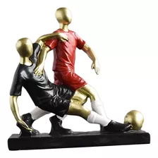 Estatueta De Resina Para Jogador De Futebol, 11,7x5,2x12cm