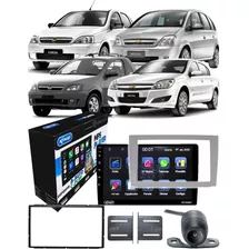 Kit Painel Camera Carplay Android Auto Meriva 2002 A 11 2012