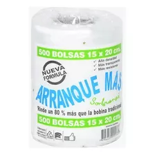 Bolsa Rollo Arranque Rendidor 15x20 Polietileno Alta Densida