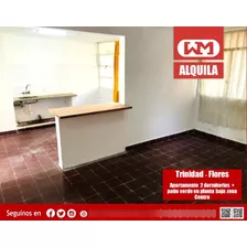 Alquiler Apartamento Trinidad Flores 2 Dormitorios Baño En Centro De Trinidad Flores