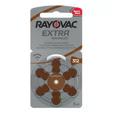 Pilas Para Audífonos Rayovac Pack De 60 Pilas Numero 312