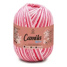 Linha Camila Fashion Matizada Crochê Tricô Varias Cores 500m Cor 05025 - Rosa Claro/escuro