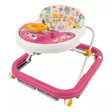 Andador De Bebê Infantil Musical Sonoro - Styll Baby Cor Rosa