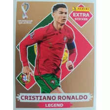 Extra Sticker Bronce Cristiano Ronaldo Figuirta Qatar Legend