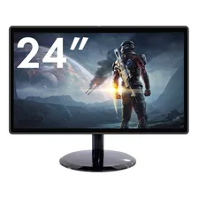 Monitor Gamer Microfast Gamer Monitor Pantalla Pc Gamer 24 Pulgadas 75 Hz Hdmi Vga Led 24 Negro 100v/240v