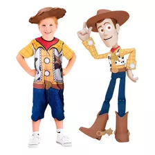 Fantasia Cowboy Woody + Chapéu - Infantil