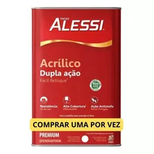 Tinta Lavável Premium Antimofo Branco Fosco Alessi 18l