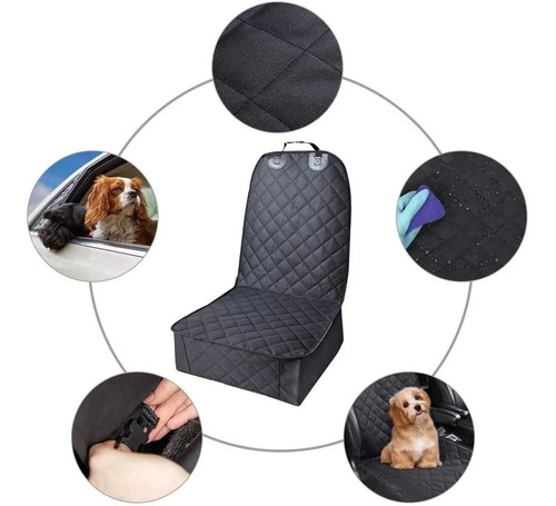 Funda Impermeable De Asiento De Auto Para Mascotas/perros Foto 6