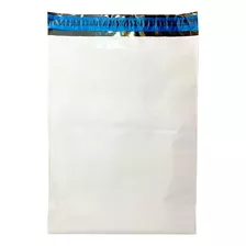 300 Envelope De Segurança Plástico 20x30 Branco Saco Lacre 