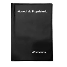 Capa Porta Manual Proprietário Honda Pvc