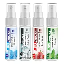 Kit Biohalitz Spray Bucal Sabores 15 Ml 4unidades