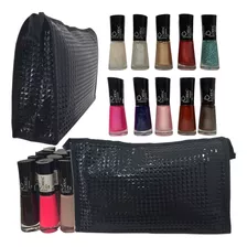 Kit Manicure Completo 20 Esmaltes E Uma Necessaire