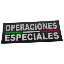 Parche Insignia Pvc Chaleco Operaciónes Especial Militar 