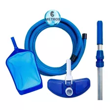 Kit Limpeza Piscina Aspirador Cabo 2m Clorador Mangueira 6m