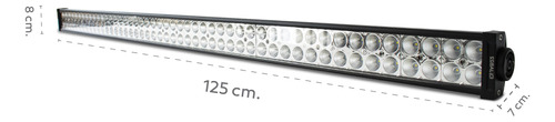 I O L Barra Faro 49 Pulgada Recta Hiper Led Base Techo Jeep Foto 3