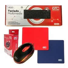 Teclado + Mouse Optico + Pad Liso- Excelente Calidad