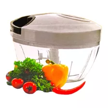 Processador De Alimentos Manual Triturador 3 Lâminas 500ml