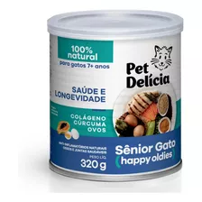 Alimento Úmido Pet Delícia Senior 320g Gatos Adultos