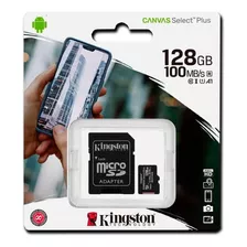 Tarjeta De Memoria Kingston Sdcs2sp Canvas 128gb