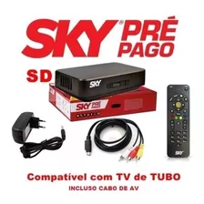 Sky Pré Pago Sd Tv De Tubo + Recarga Digital 30 Dias