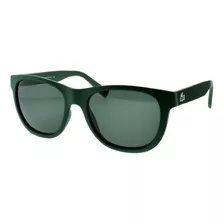 Lentes Gafas De Sol Lacoste L848s Full Rim Italy 54mm Suns Color Classic Green 315 Color De La Lente Gris Color Del Armazón Negro Diseño Clásico