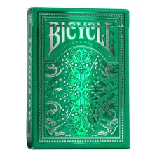 Bicycle Jacquard Premium Playing Cards, Silver And Emeral...
