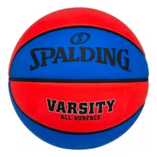 Pelota De Básquet Spalding Nba Varsity 73-743e Nº 7 Color Red/blue Para Entrenamiento De Exterior