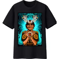 Playera María Sabina Pachamama Chamán Arte Psicodélico