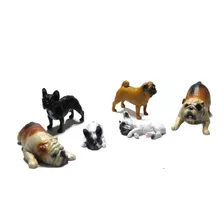 Perro Perrito De Colección Juguetes X5 Unidades Figuras 