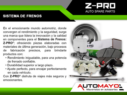 1/ Manguera Frenos Delantera Z - Pro Trax L4 1.8l 2013-2020 Foto 4
