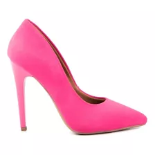 Scarpin Sapato Social Salto Alto Bico Fino Confortável Pink