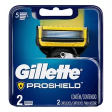 Carga Gillette Aparelho De Barbear Fusion Proshield Com 2 Un