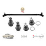 Kit 4 Rotulas Y 8 Bujes Horquil Nissan Frontier 4x4 V6 98-04