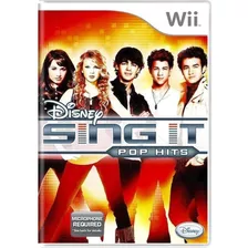 Jogo Disney Sing It Pop Hits Nintendo Wii Midia Fisica