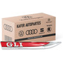 Emblema Gti Vw Golf Cromo / Rojo Mk3 Mk4 Mk5 Mk6 Mk7 Tsi 1.4